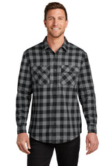 Port Authority® Plaid Flannel Shirt