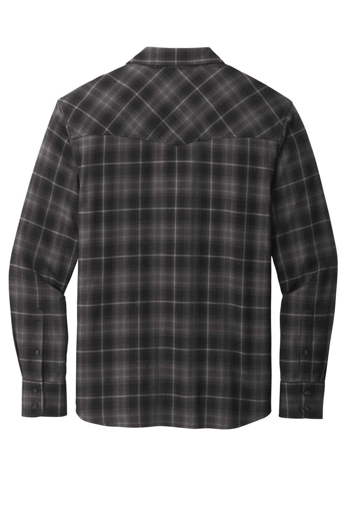 Port Authority® Long Sleeve Ombre Plaid Shirt