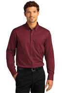Port Authority® Long Sleeve SuperPro React Twill Shirt