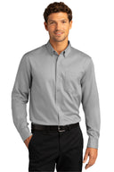 Port Authority® Long Sleeve SuperPro React Twill Shirt