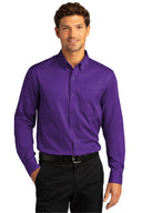 Port Authority® Long Sleeve SuperPro React Twill Shirt