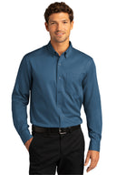 Port Authority® Long Sleeve SuperPro React Twill Shirt