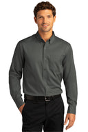 Port Authority® Long Sleeve SuperPro React Twill Shirt