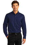 Port Authority® Long Sleeve SuperPro React Twill Shirt
