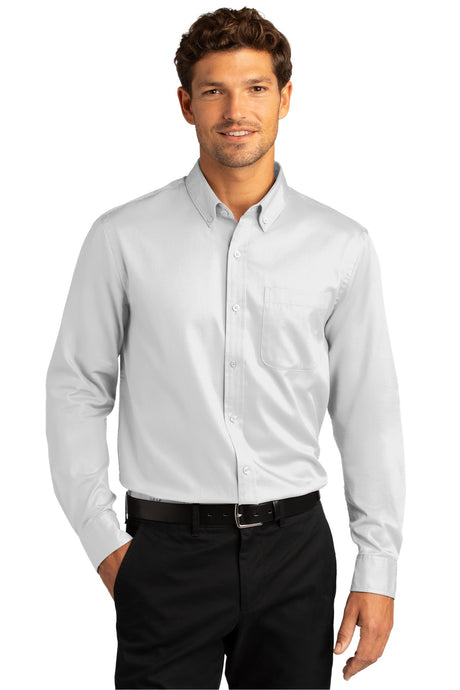 Port Authority® Long Sleeve SuperPro React™ Twill Shirt