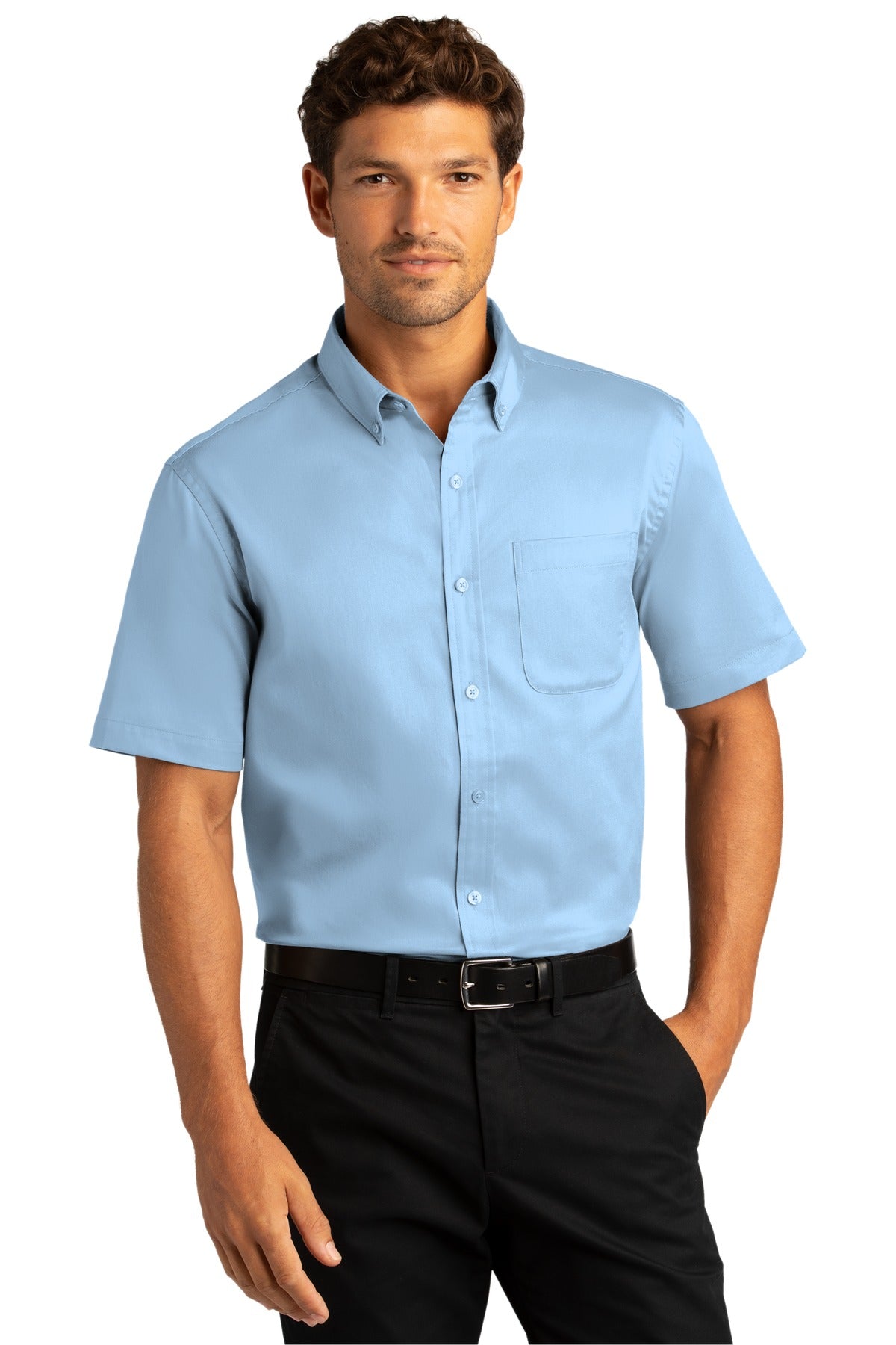 Port Authority® Short Sleeve SuperPro React™ Twill Shirt