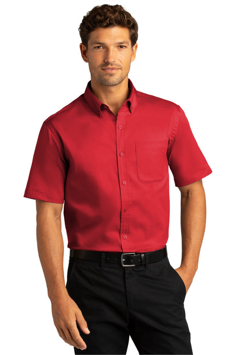 Port Authority® Short Sleeve SuperPro React™ Twill Shirt