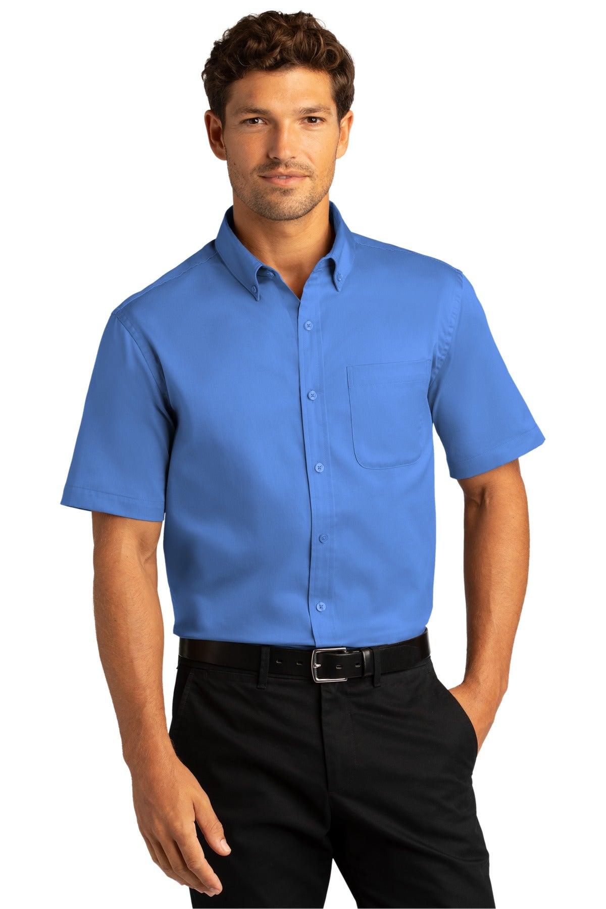 Port Authority® Short Sleeve SuperPro React™ Twill Shirt