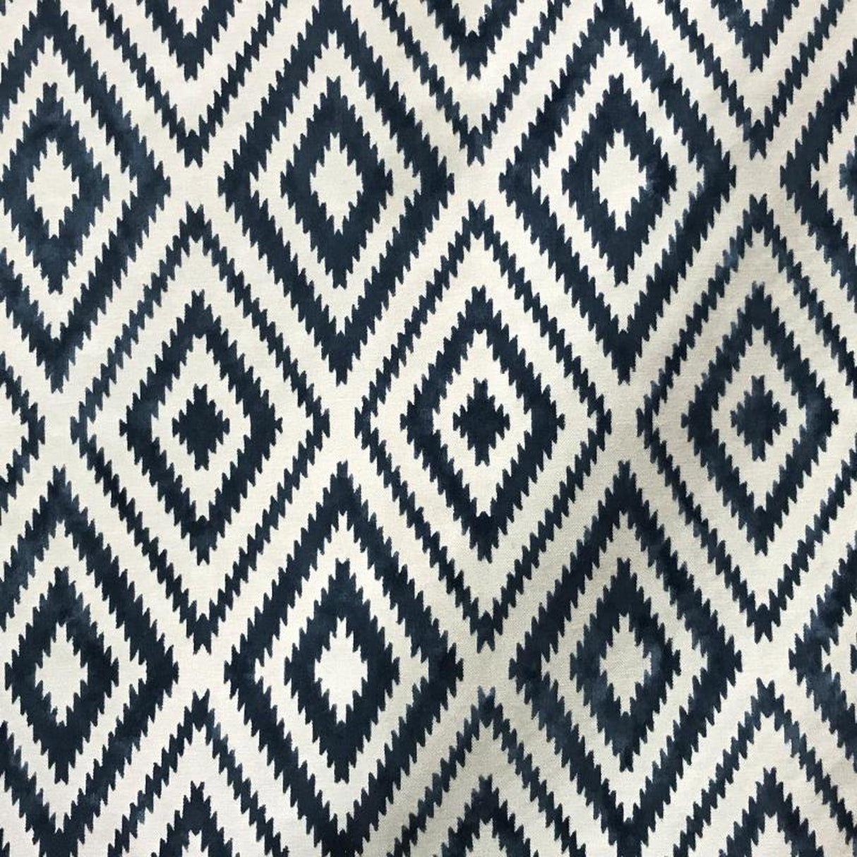 Waverly Velvet Fabric - Zigzag Diamond Pattern, 55" Width (1 Yard)