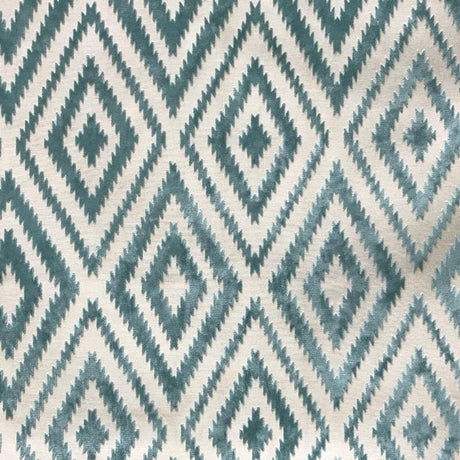 Waverly Velvet Fabric - Zigzag Diamond Pattern, 55" Width (1 Yard)