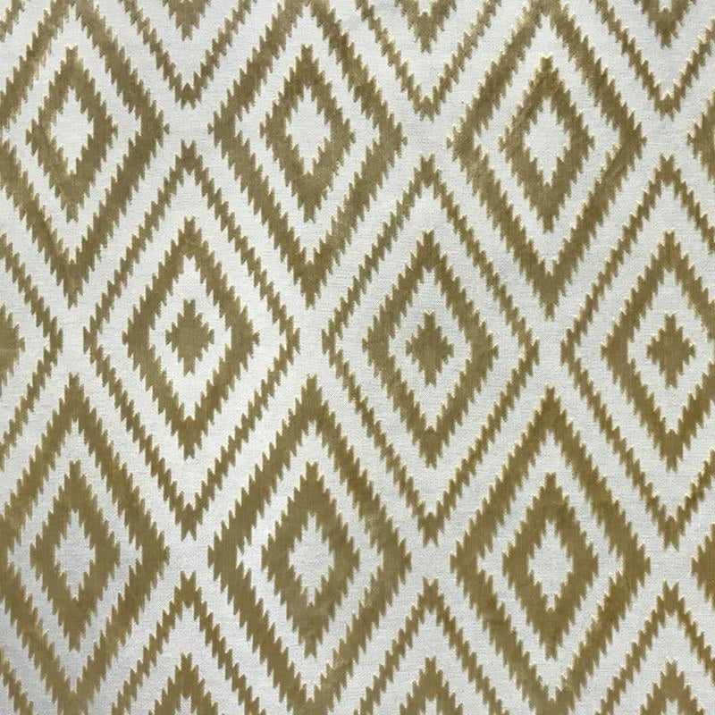 Waverly Velvet Fabric - Zigzag Diamond Pattern, 55" Width (1 Yard)