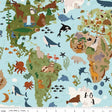 Wide Quilt Backing Created with Love Map Sky Riley Blake