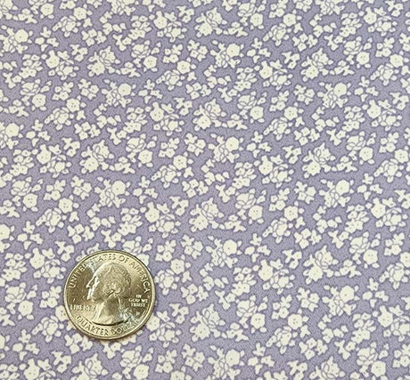 1 Yard Lavender Wool Dobby Fabric Lightweight 100% Polyester, 58" Wide for Apparel & Crafts