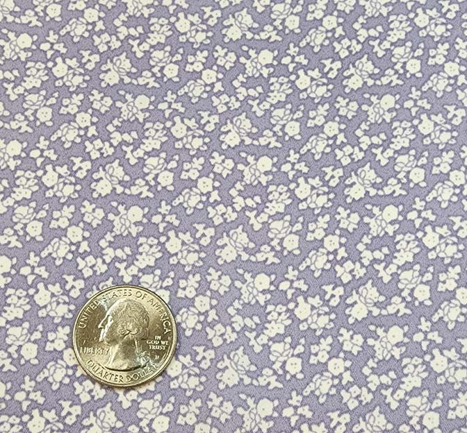 Wool Dobby 1A534 Polyester Fabric - Lavender, 58" Width (1 Yard)