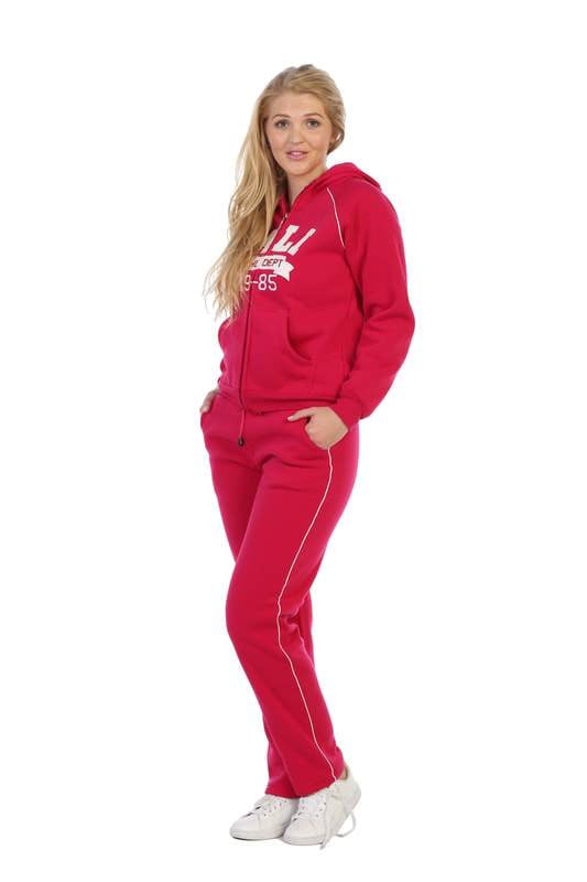 Cali Two-Piece Fleece Fabric - Embroidered Logo, Black, Burgundy, Dark Grey, Navy, Fuchsia, Teal, 2 Piece Set (1 Set)