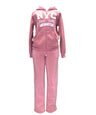 Women's Fleece NYC Matching Tracksuit Fleece Fabric - Rose, Black, Teal, Burgundy, Purple, Light Grey, Dark Grey, Fucshia, Two Piece, Cold Weather, S-XL (1 Set)