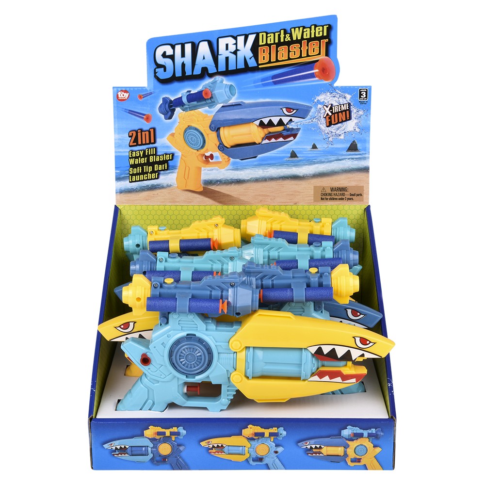 Shark Foam Dart Water Blaster (6 Pc Display)