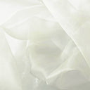 1 yarda de tela de organza transparente con brillo cristal, 60" de ancho, tela brillante 100% poliéster para moda, manualidades y decoraciones