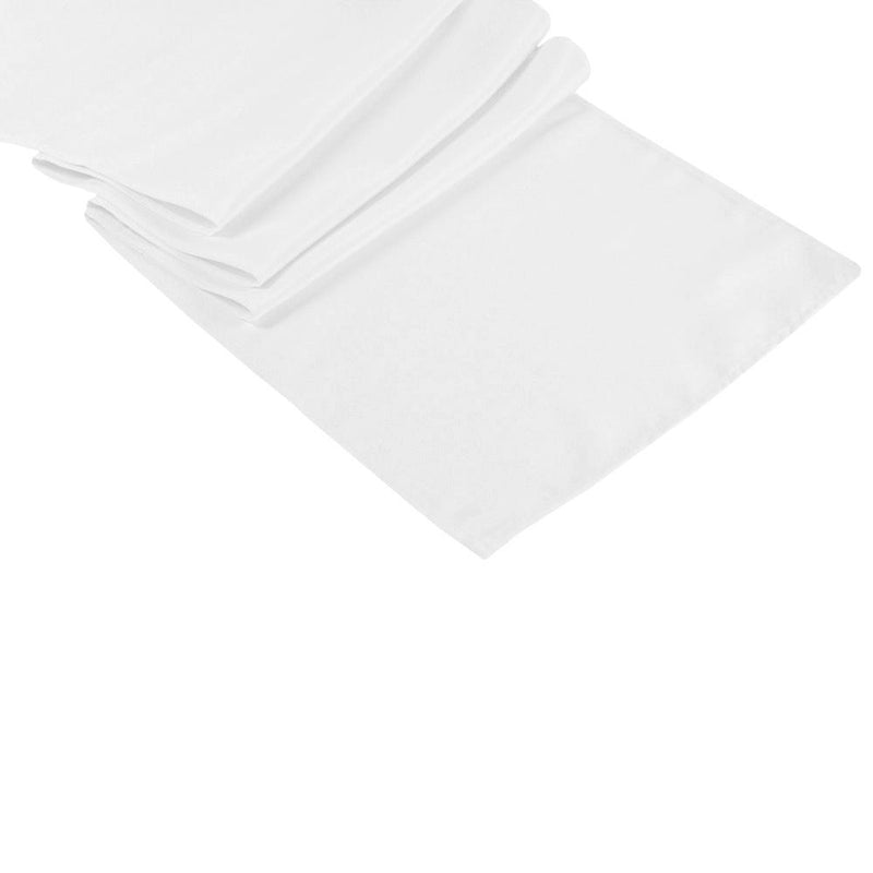 White Polyester Table Runner
