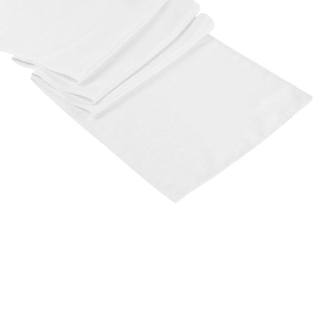 White Polyester Table Runner