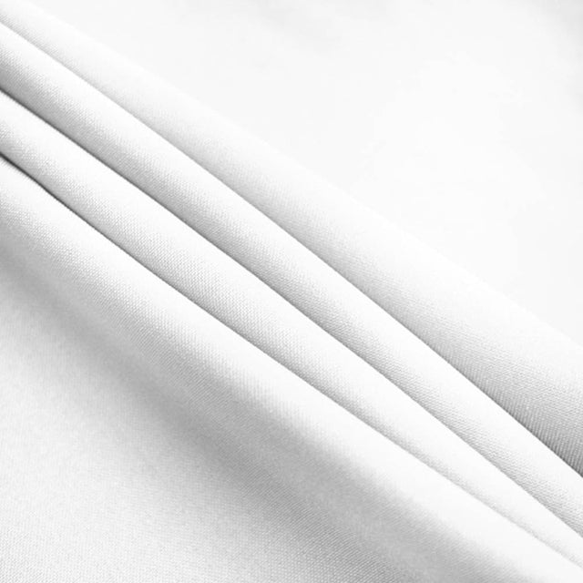 White Polyester Poplin (60″) Fabric,