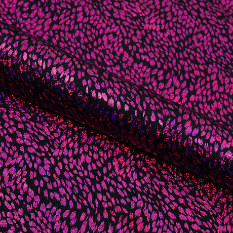 Wild Things Nylon Spandex Fabric - Animal Print Foil, 58" Width (1 Yard)