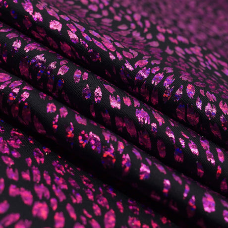 Foil Print Nylon Spandex Animal Print