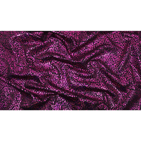 Foil Print Nylon Spandex Animal Print