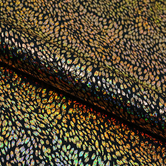 Foil Print Nylon Spandex Animal Print