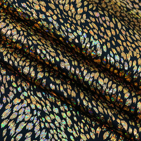 Foil Print Nylon Spandex Animal Print