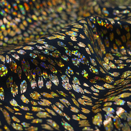 Foil Print Nylon Spandex Animal Print