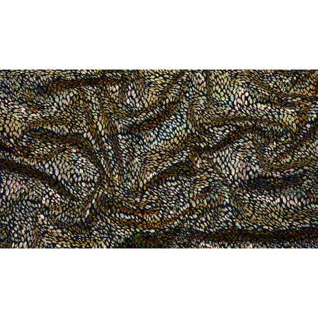 Wild Things Nylon Spandex Fabric - Animal Print Foil, 58" Width (1 Yard)