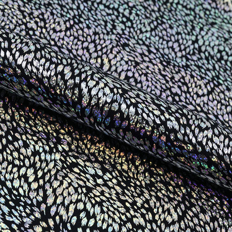 Wild Things Nylon Spandex Fabric - Animal Print Foil, 58" Width (1 Yard)
