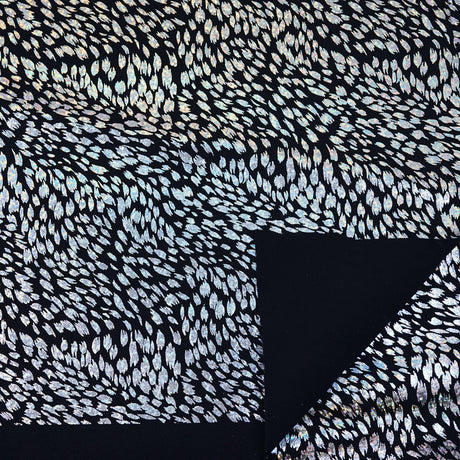Wild Things Nylon Spandex Fabric - Animal Print Foil, 58" Width (1 Yard)