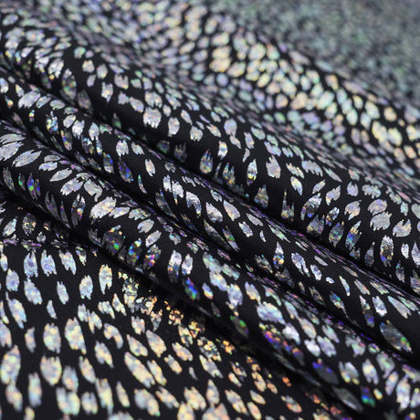 Foil Print Nylon Spandex Animal Print