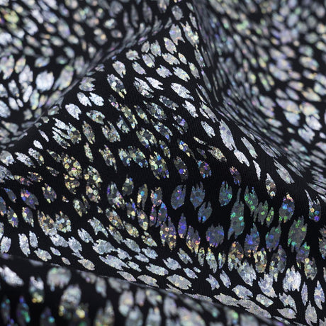 Foil Print Nylon Spandex Animal Print