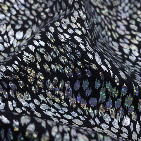 Wild Things Nylon Spandex Fabric - Animal Print Foil, 58" Width (1 Yard)