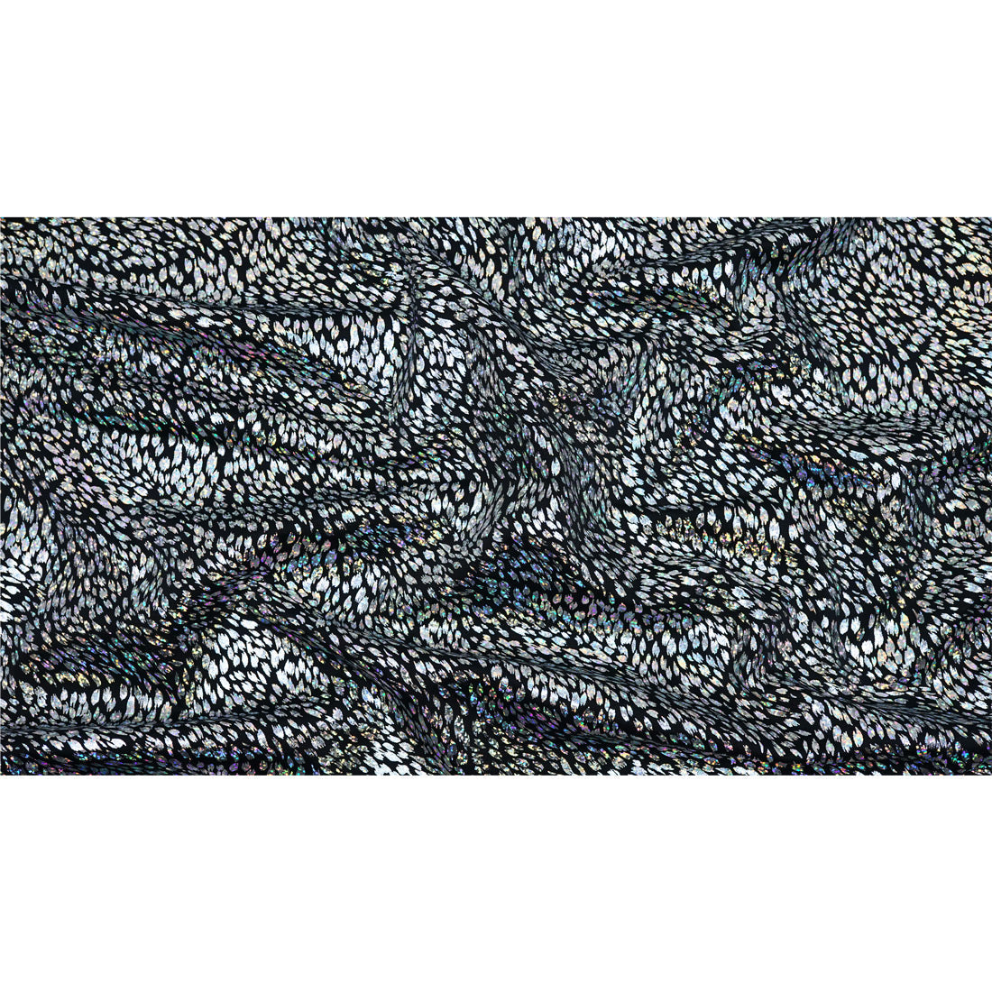 Wild Things Nylon Spandex Fabric - Animal Print Foil, 58" Width (1 Yard)