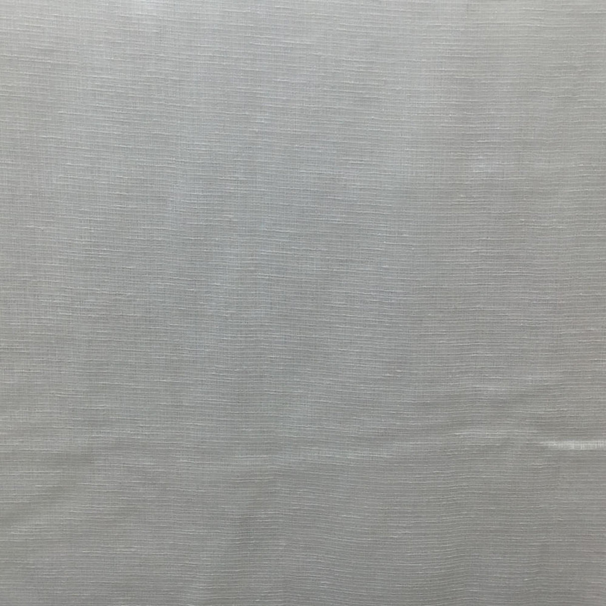 Wiltern Solid Linen Look Sheer Polyester Fabric - White, Ivory, 110" Width (1 Yard)
