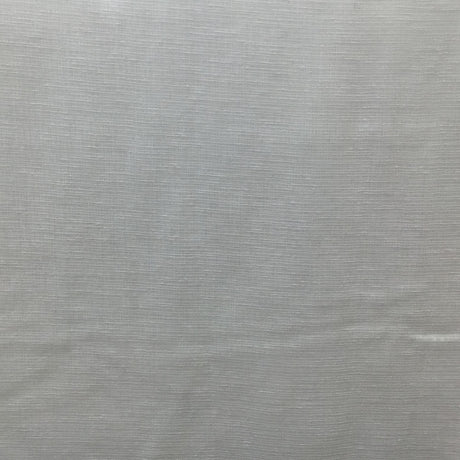 Wiltern Solid Linen Look Sheer Polyester Fabric - White, Ivory, 110" Width (1 Yard)