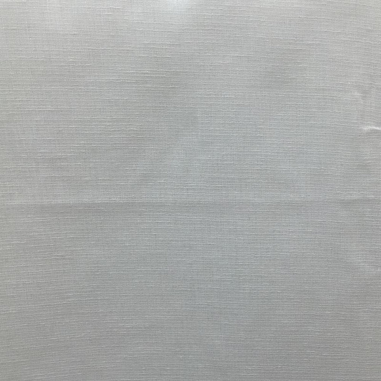 Wiltern Solid Linen Look Sheer Polyester Fabric - White, Ivory, 110" Width (1 Yard)