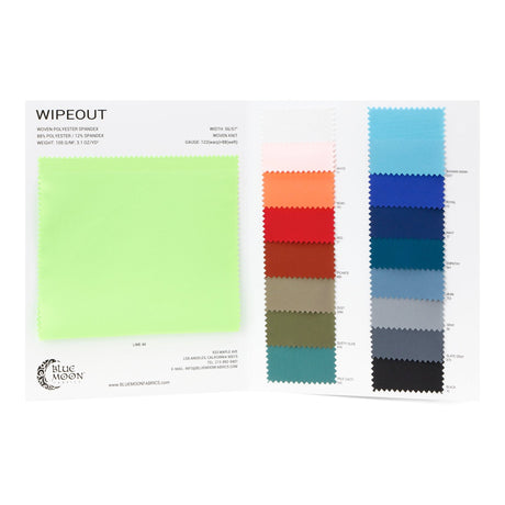 Polyester Spandex Color Card Swatches