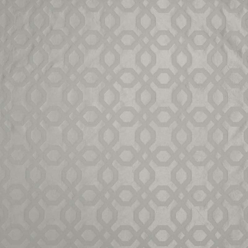 Woodsen Embossed Geometric Diamond Jacquard Fabric - Natural/Washed, 60" Width (1 Yard)
