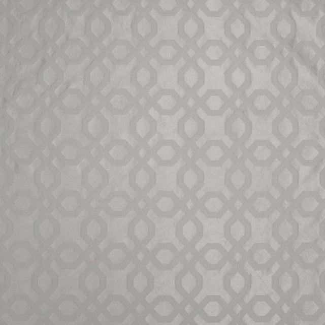 Woodsen Embossed Geometric Diamond Jacquard Fabric - Natural/Washed, 60" Width (1 Yard)
