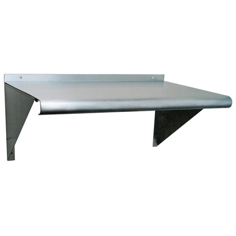 Stainless Steel Wall Mount Shelf 12" Deep, 96"