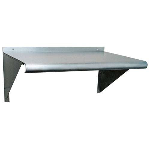 Stainless Steel Wall Mount Shelf 14" Deep, 30"