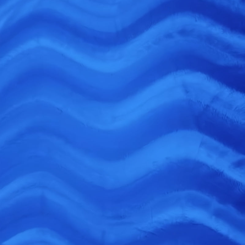 Royal Blue Velboa Short Pile Fabric by the Yard