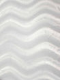 White Velboa Solid Wavy Short Pile Fabric