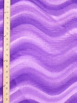 White Velboa Solid Wavy Short Pile Fabric