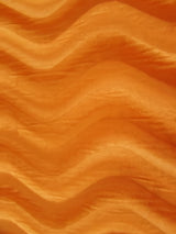 Orange Velboa Solid Wavy Short Pile Fabric